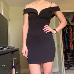 Black Off Shoulder Lulus Dress